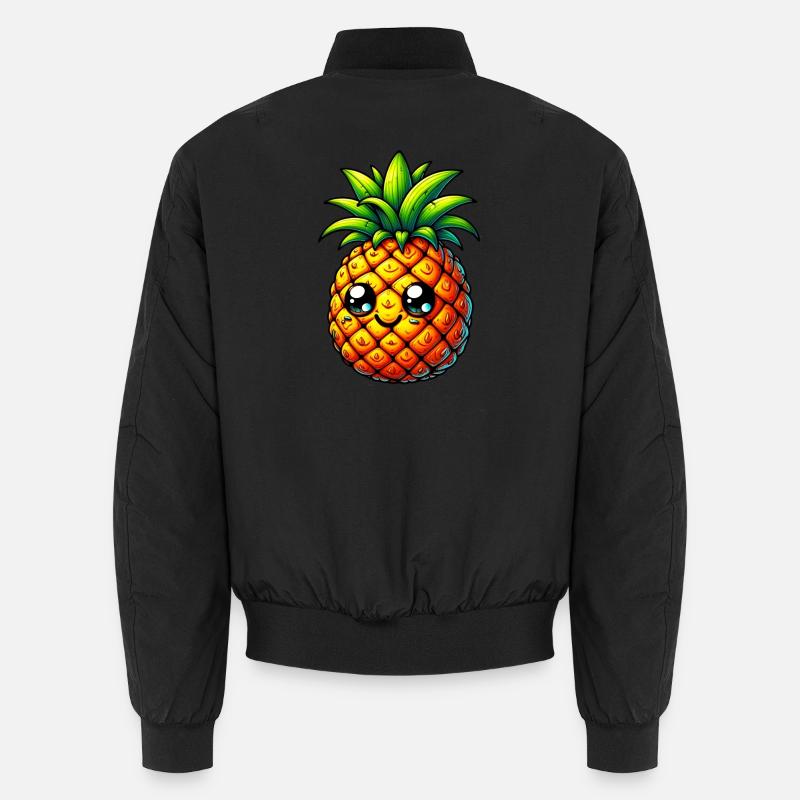 Pineapple - Unisex Bomber Jacket - black