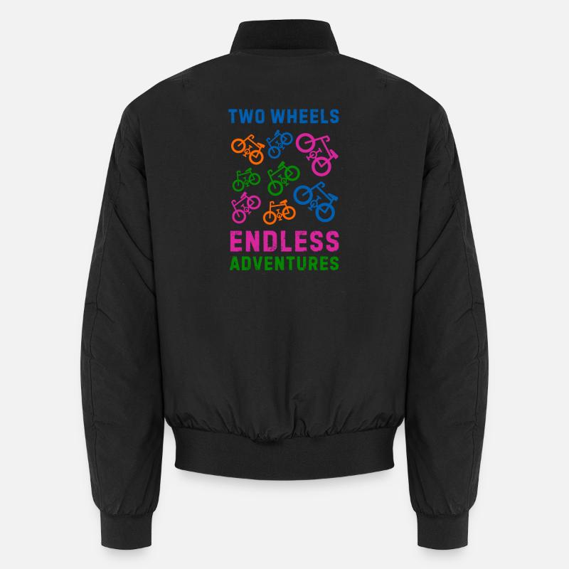 Fahrrad - Unisex Bomberjacke - Schwarz