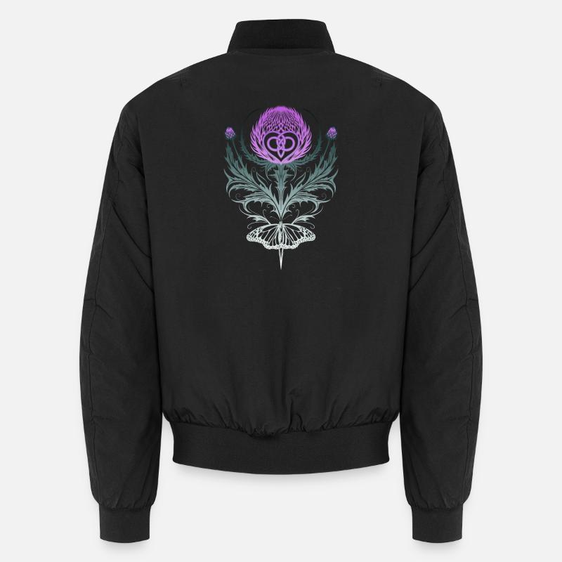 Chardon avec noeud papillon Bomber unisexe