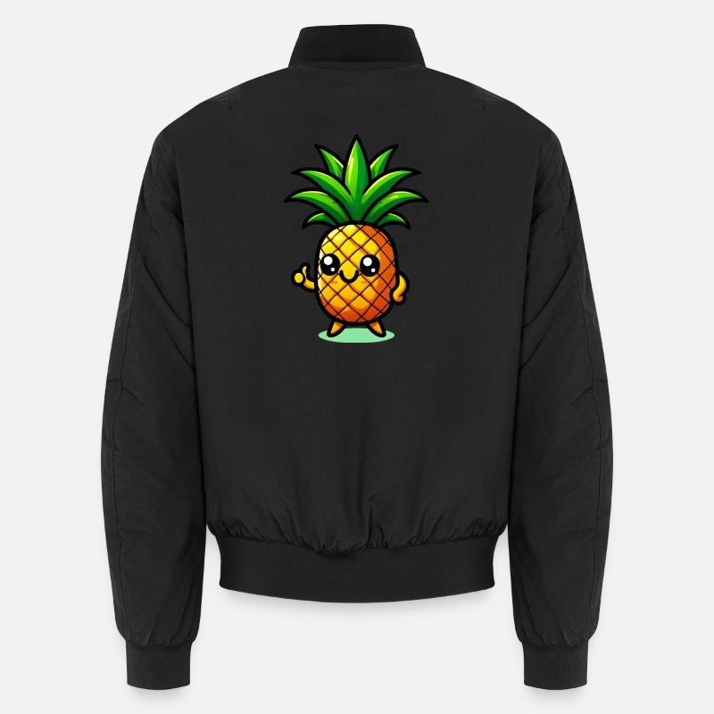 Pineapple - Unisex Bomber Jacket - black