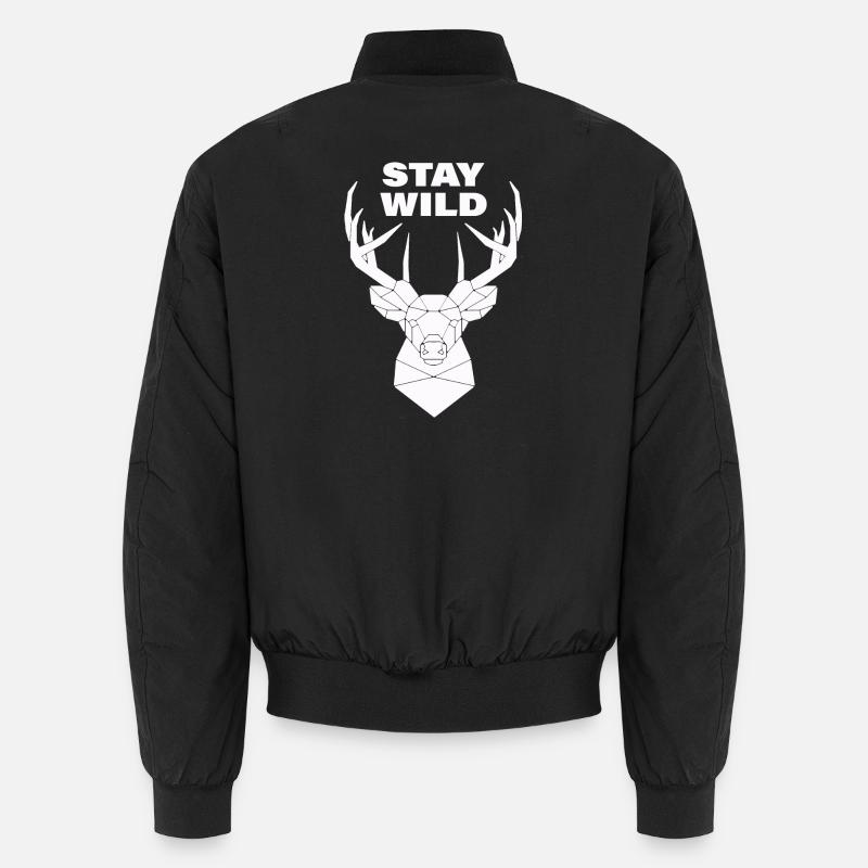 RESTEZ SAUVAGE Bomber unisexe