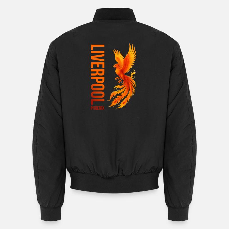 MAJESTÄTISCHER PHÖNIX FEUERVOGEL Unisex Bomberjacke
