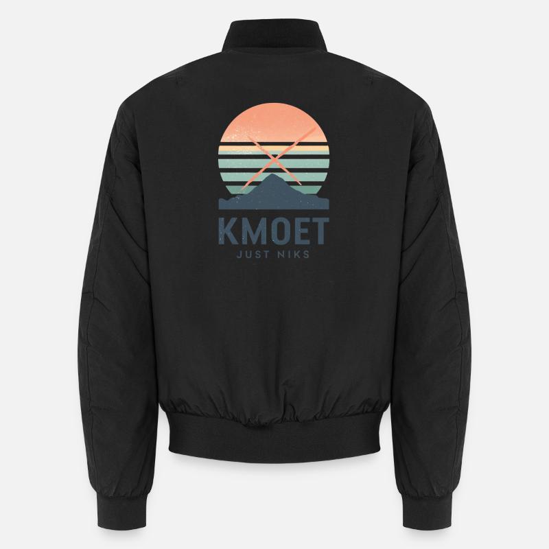 Kmoet just nothing, Dialecte anversois Chemises - Bomber unisexe - noir