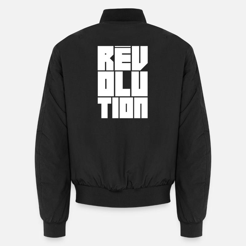 Rêv'olution - Unisex Bomber Jacket - black