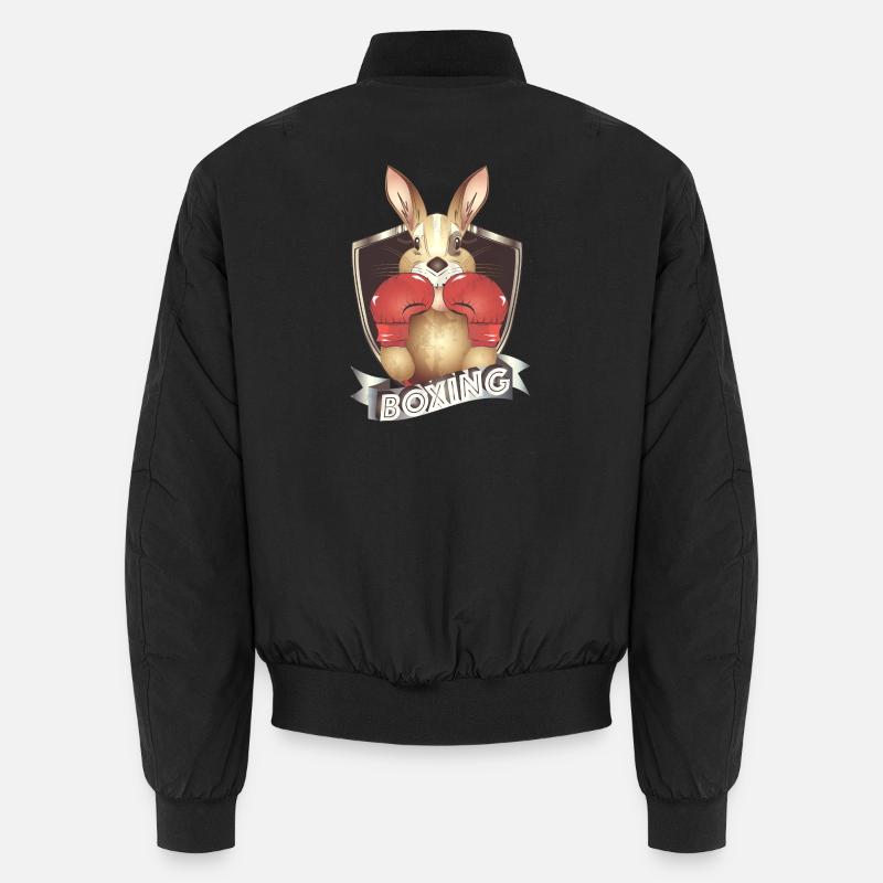 Boxing Kangaroo – Funny Boxer Motif Unisex Bomber Jacket