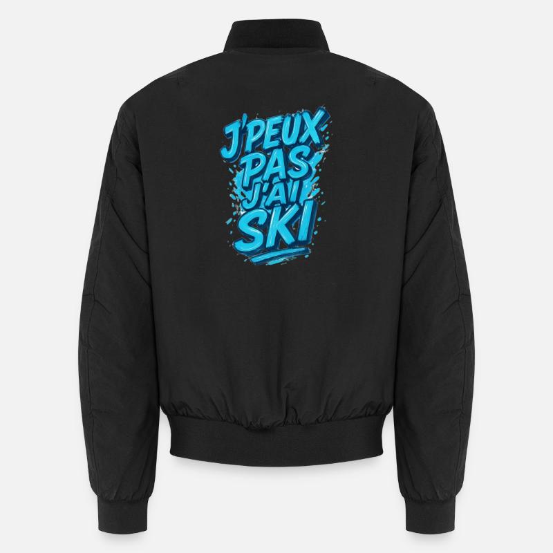 I can't I ski Unisex Bomber Jacket