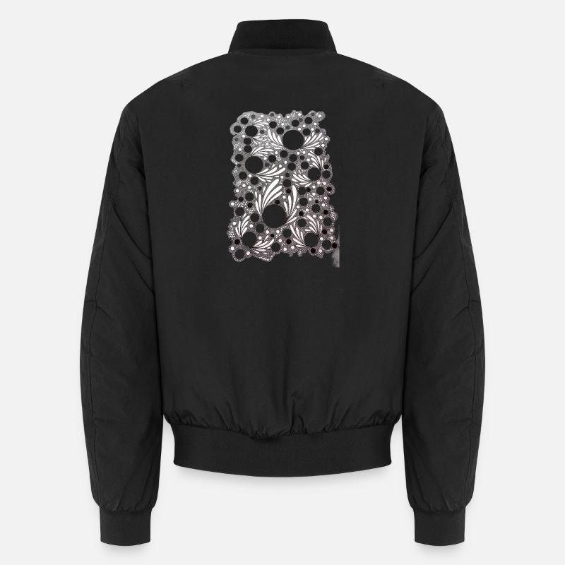 Blattblasen Lace Muster Unisex Bomberjacke