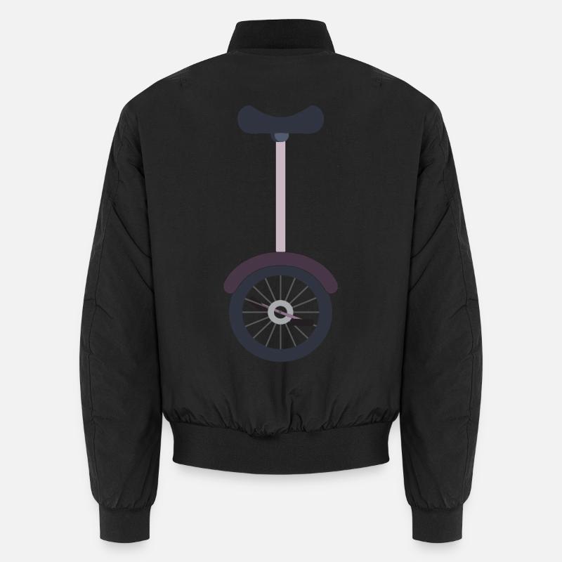 Einrad Einradfahrer Unisex Bomberjacke