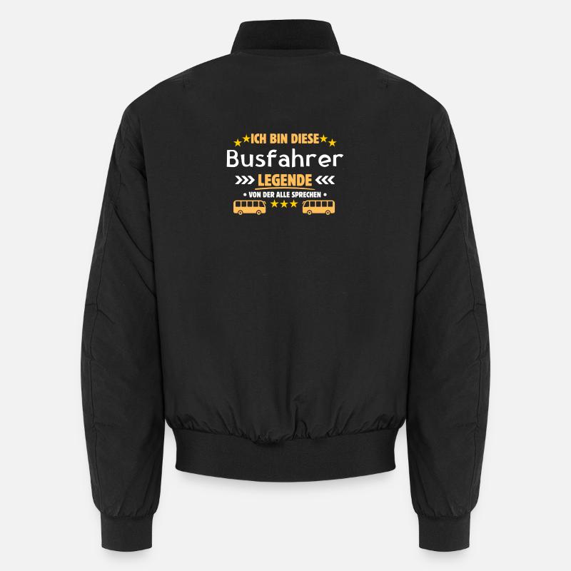 Busfahrer Legende Unisex Bomberjacke