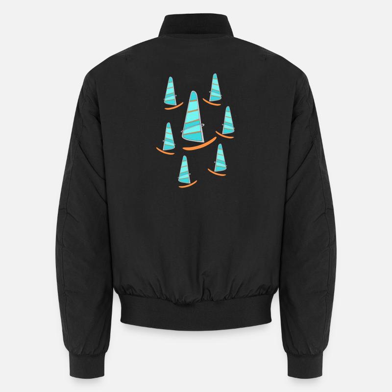 Windsurfing - Unisex Bomber Jacket - black