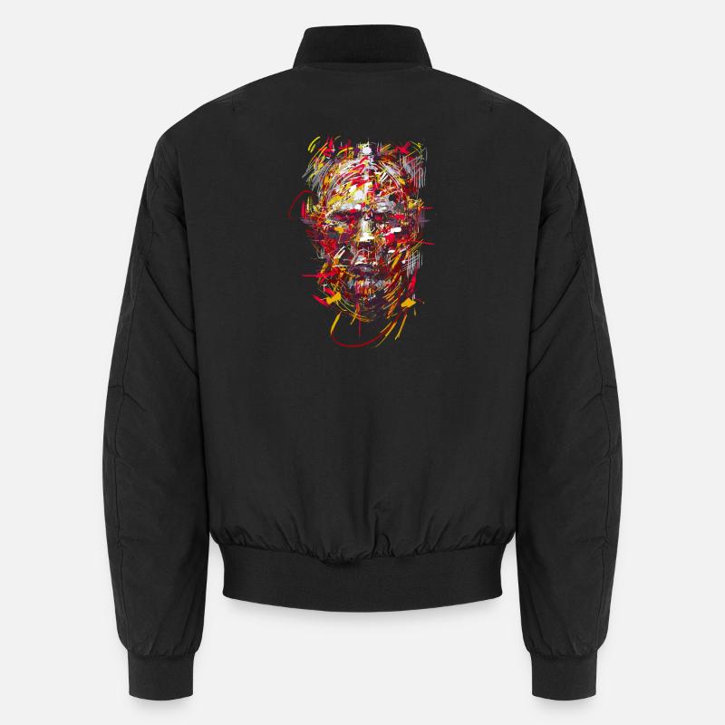Horror Punk / Abstract Unisex Bomber Jacket