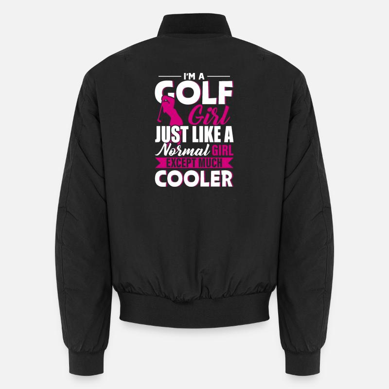 Golfer - Unisex Bomber Jacket - black