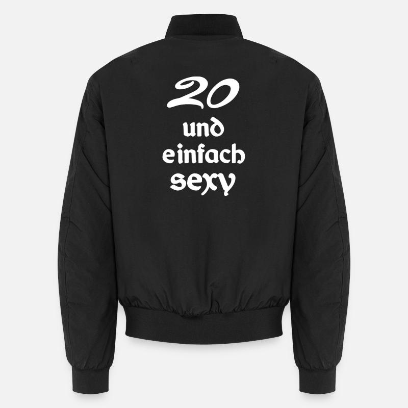 geburtstagsfeier, 20 und einfach sexy Unisex Bomberjacke