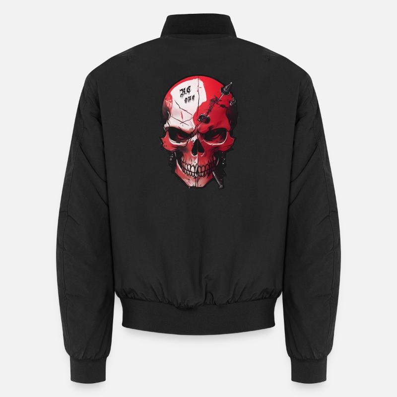 Skull with Evil Eye Unisex Bomber Jacket