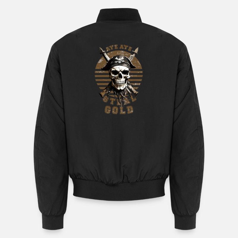 Pirates - Unisex Bomber Jacket - black
