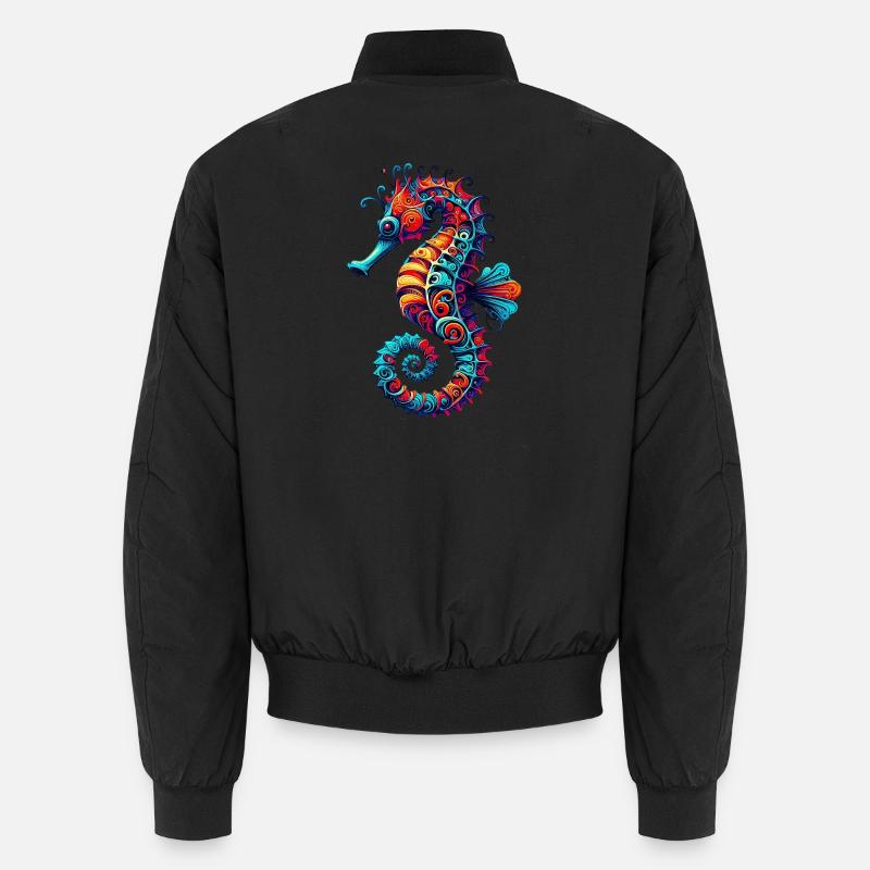 Hippocampe Bomber unisexe