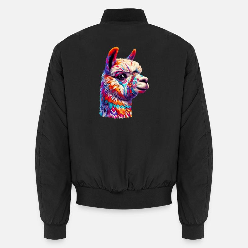 Alpaga - Bomber unisexe - noir