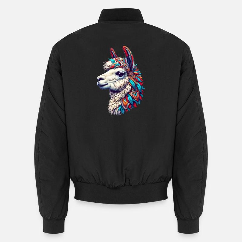 Alpaca Unisex Bomber Jacket