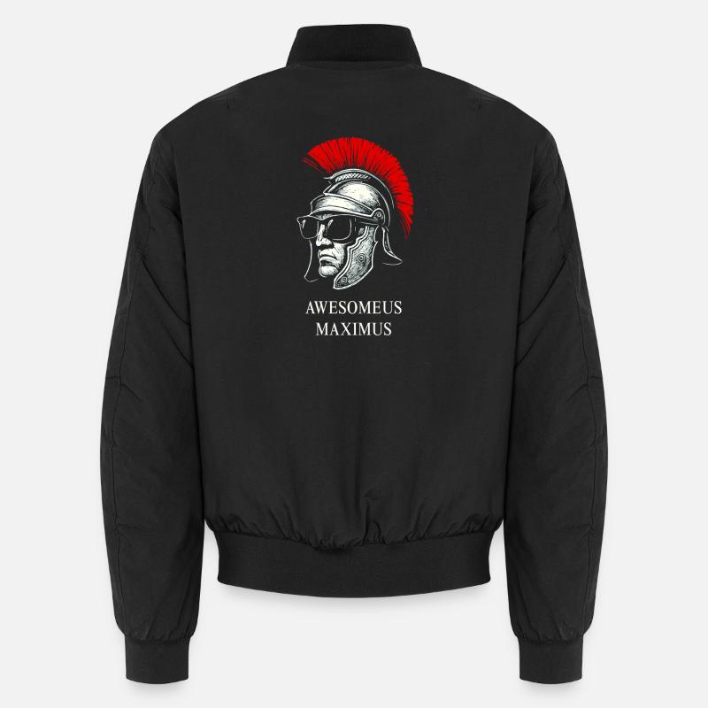 AWESOMEUS MAXIMUS - Unisex Bomber Jacket - black