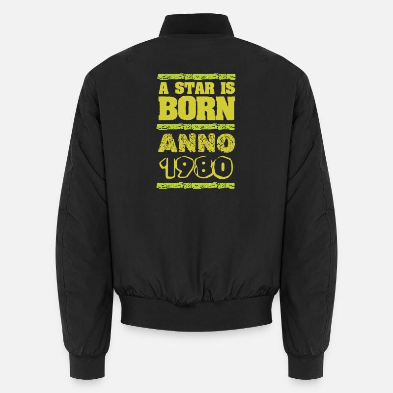 year 1980 Unisex Bomber Jacket