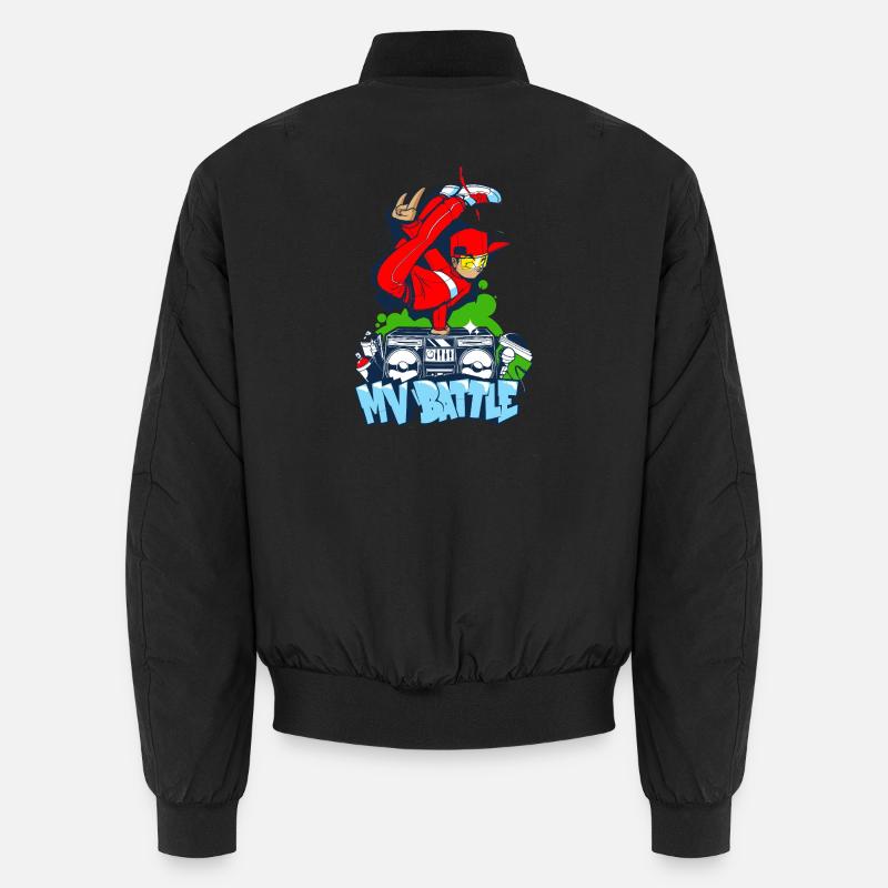 Breakdance  | B-Boy | Hip Hop - Unisex Bomberjacke - Schwarz