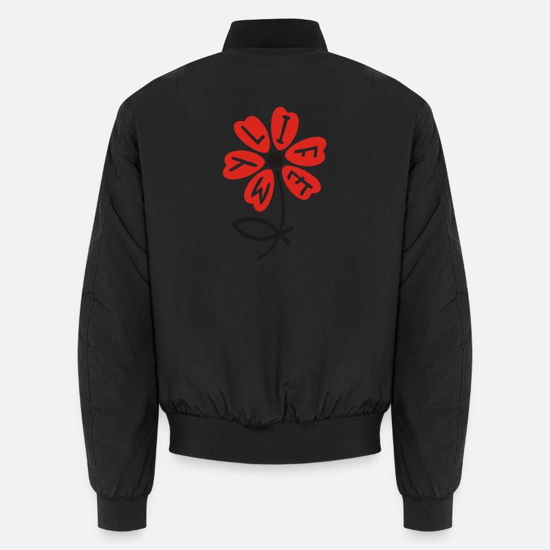 Christian - Unisex Bomber Jacket - black