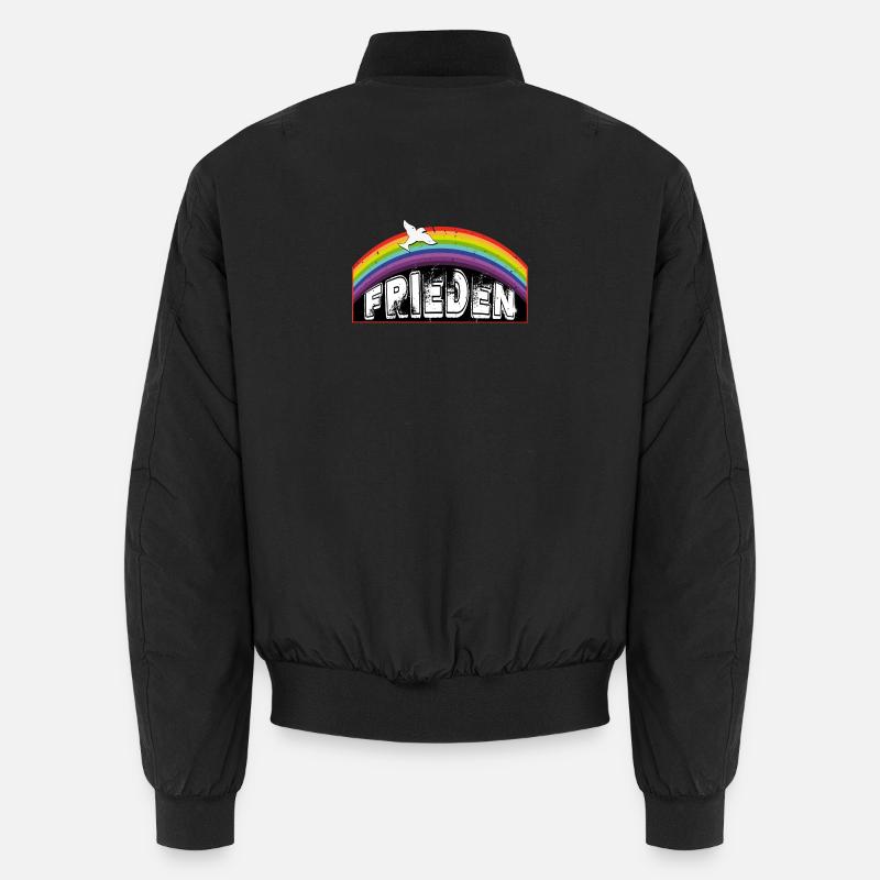 ARC-en-ciel Arc-en-ciel PAIX Bomber unisexe