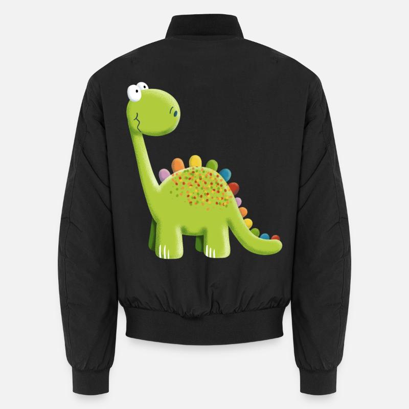 Funny Colorful Stegosaurus Dinosaur I Gift Unisex Bomber Jacket