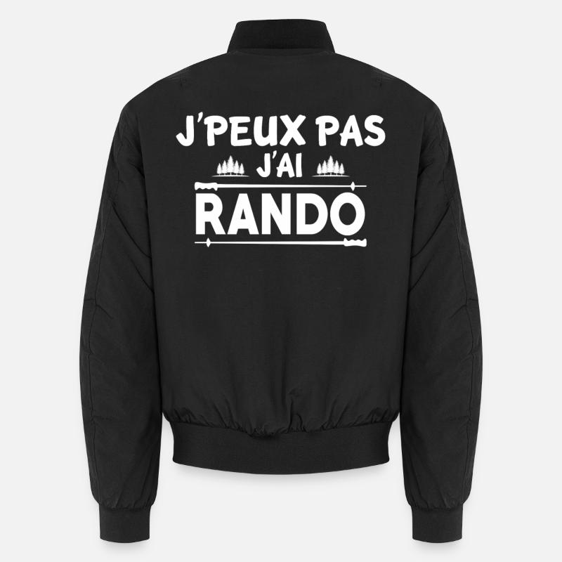 ICH KANN NICHT. - Unisex Bomberjacke - Schwarz