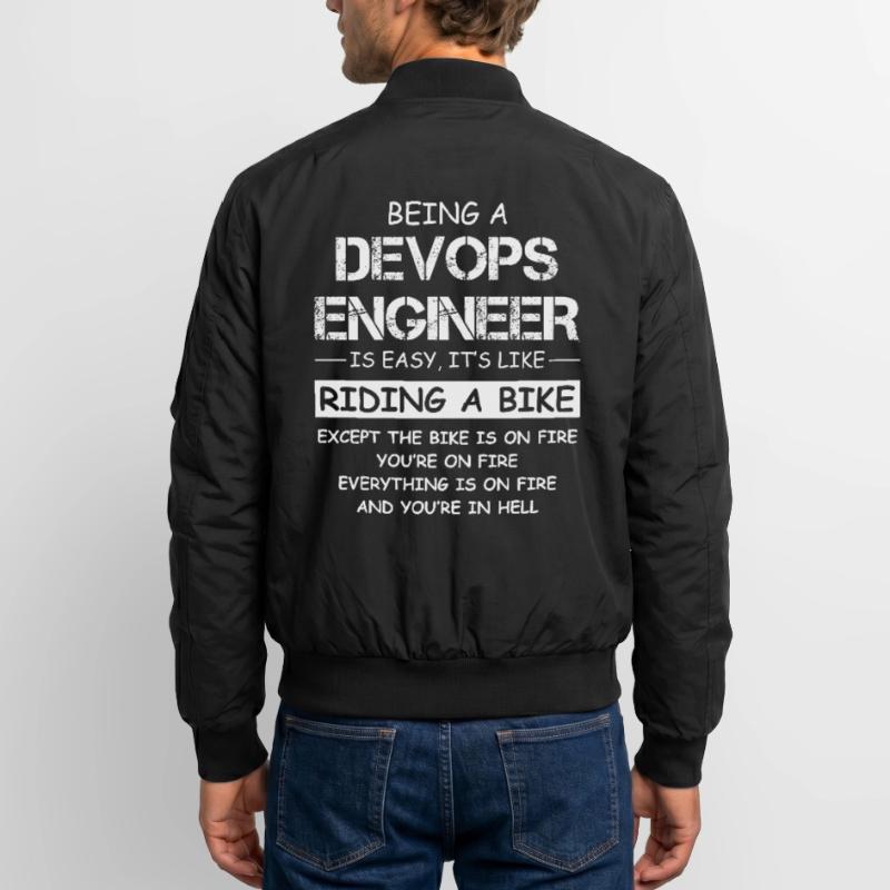 Devis d’ingénieur DevOps Fire Motorcycle Bomber unisexe