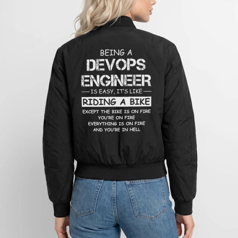 Devis d’ingénieur DevOps Fire Motorcycle Bomber unisexe