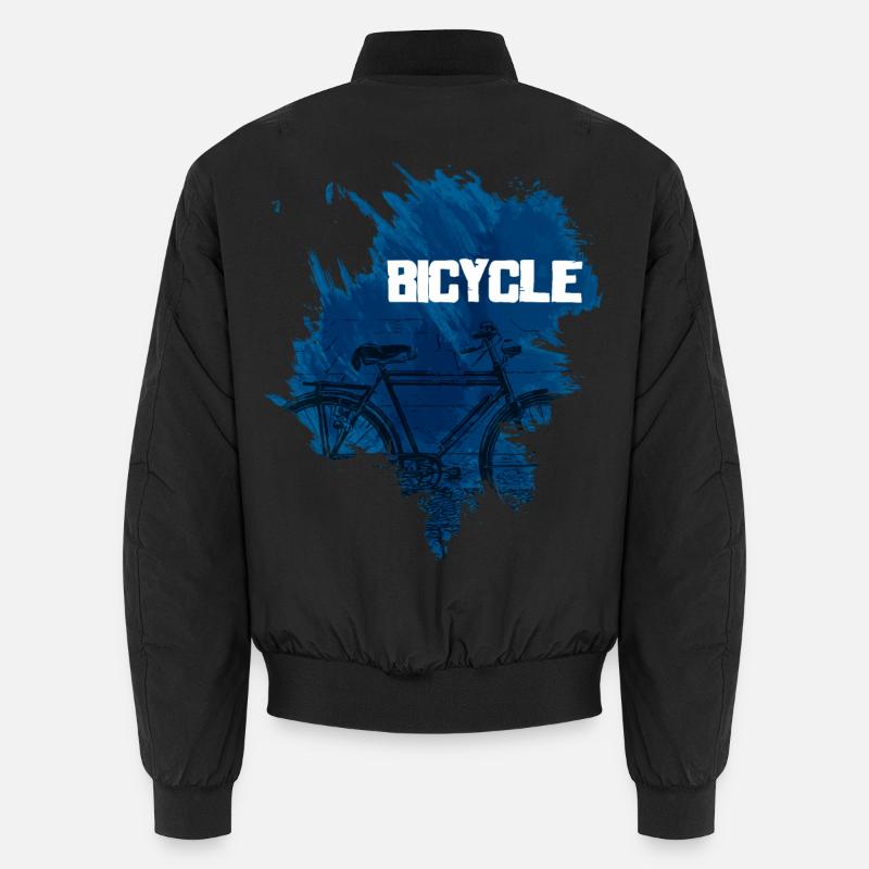 Bicycle Bicycle Cycling Unisex Bomber Jacket