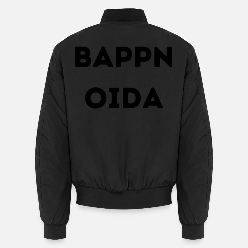 Bappn Oida - Wiener Sprüche - Unisex Bomberjacke - Schwarz