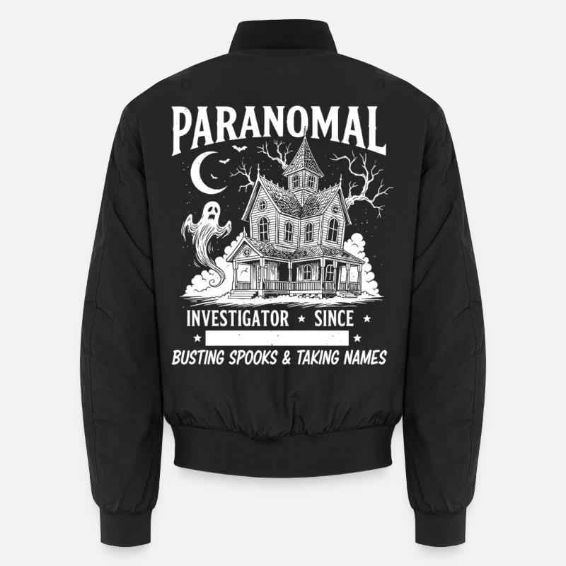 Paranormal Investigator - Unisex Bomberjacke - Schwarz