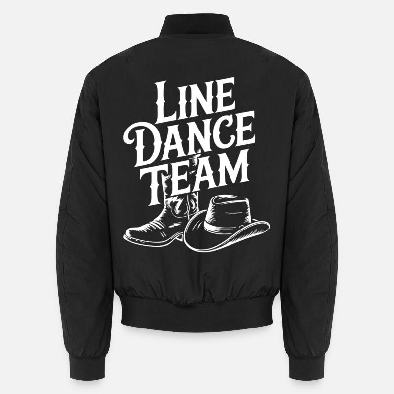 Chapeau de bottes de l’équipe de danse en ligne Bomber unisexe