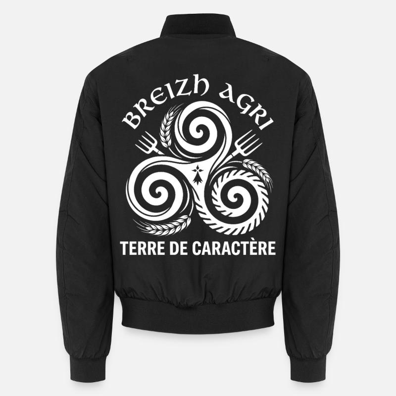 Brittany Breton Peasant Agriculture Unisex Bomber Jacket
