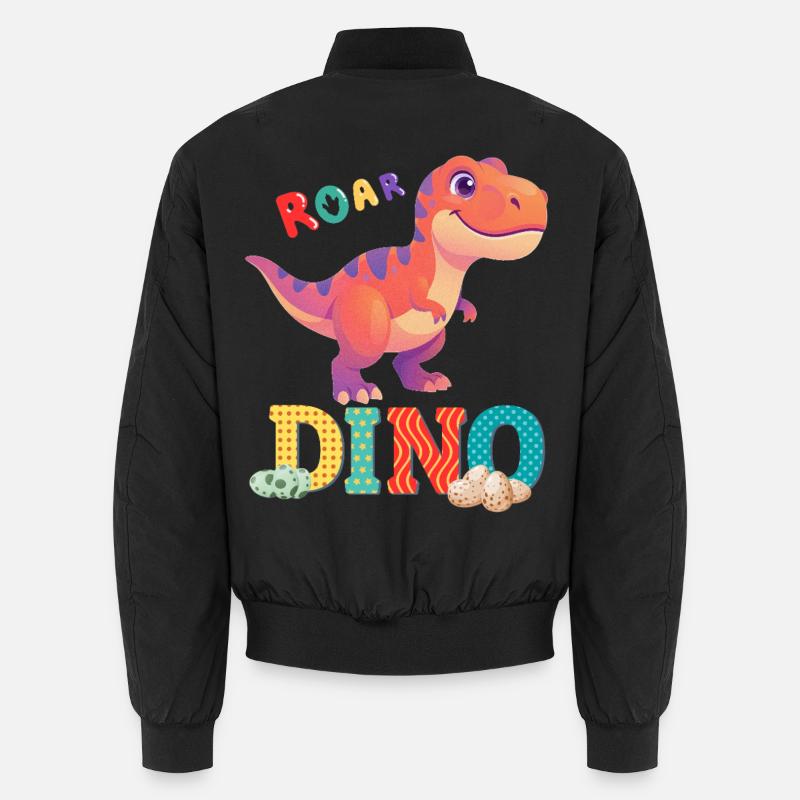 dino - Bomber unisexe - noir