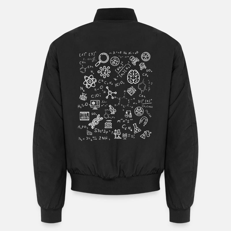 Science Chemistry Physics Biology Nerd Unisex Bomber Jacket