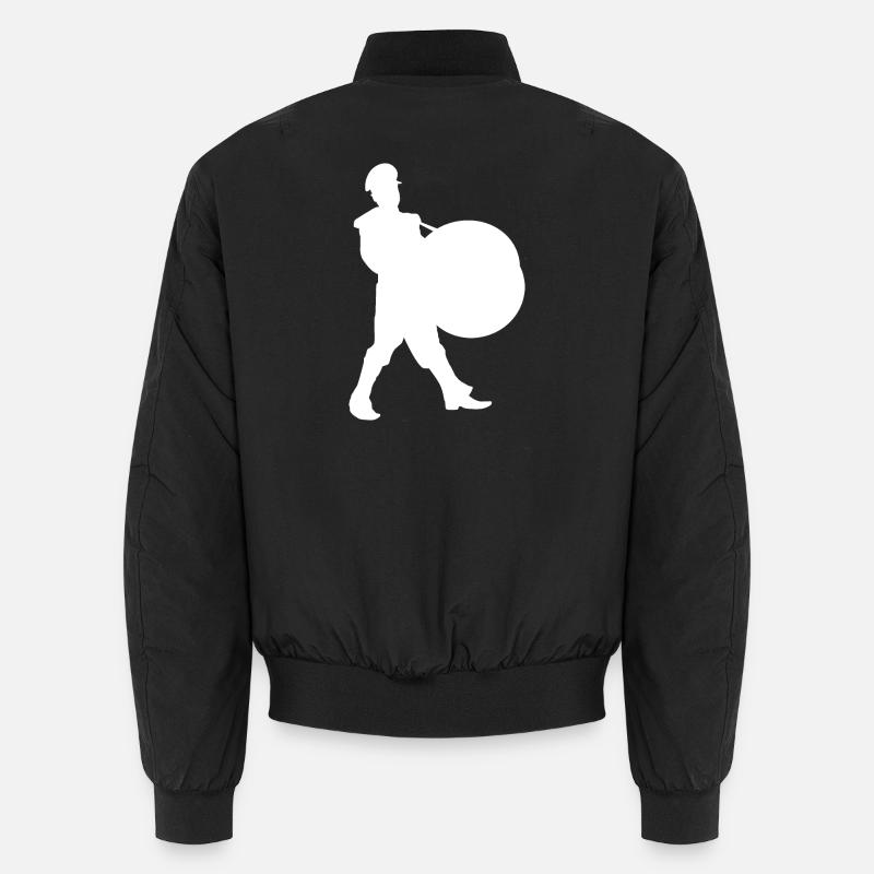 Screen Hero Silhouette - Unisex Bomber Jacket - black