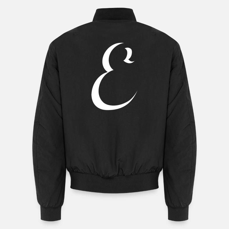 Letter E, name, the letter E Unisex Bomber Jacket