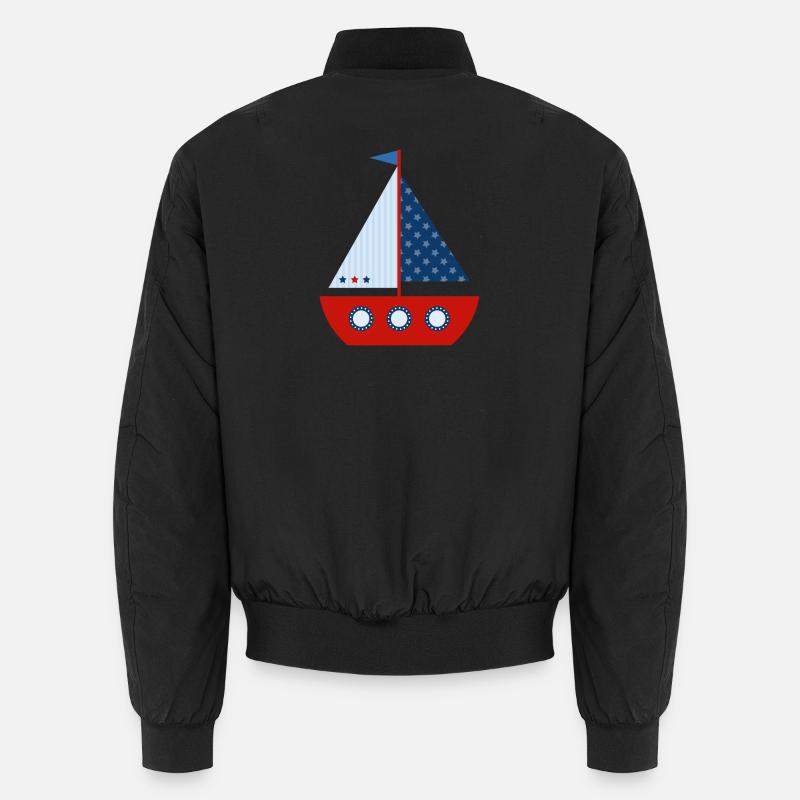 Segelboot Unisex Bomberjacke