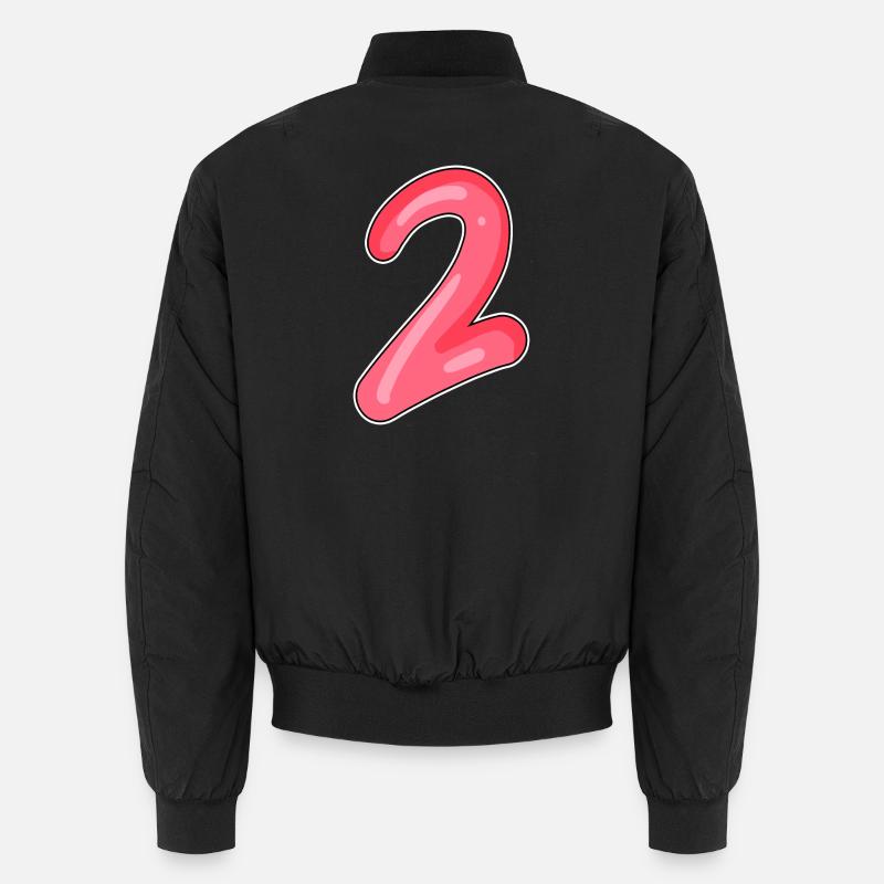 2 - Number - Number Two Unisex Bomber Jacket