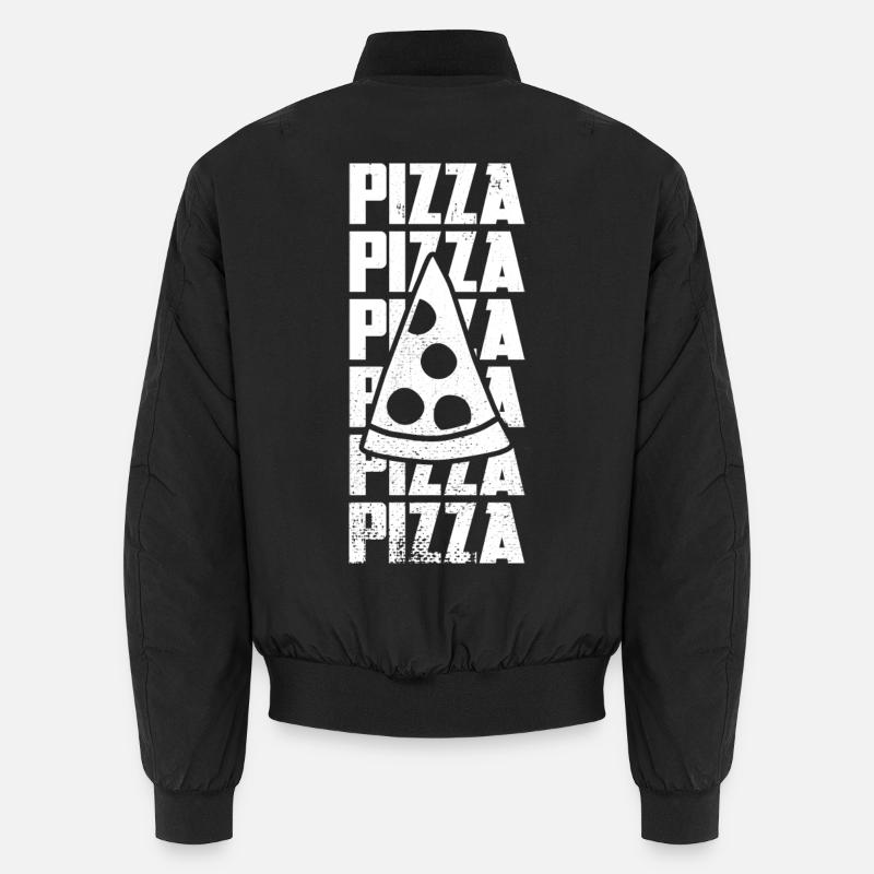 Stück Pizza Unisex Bomberjacke