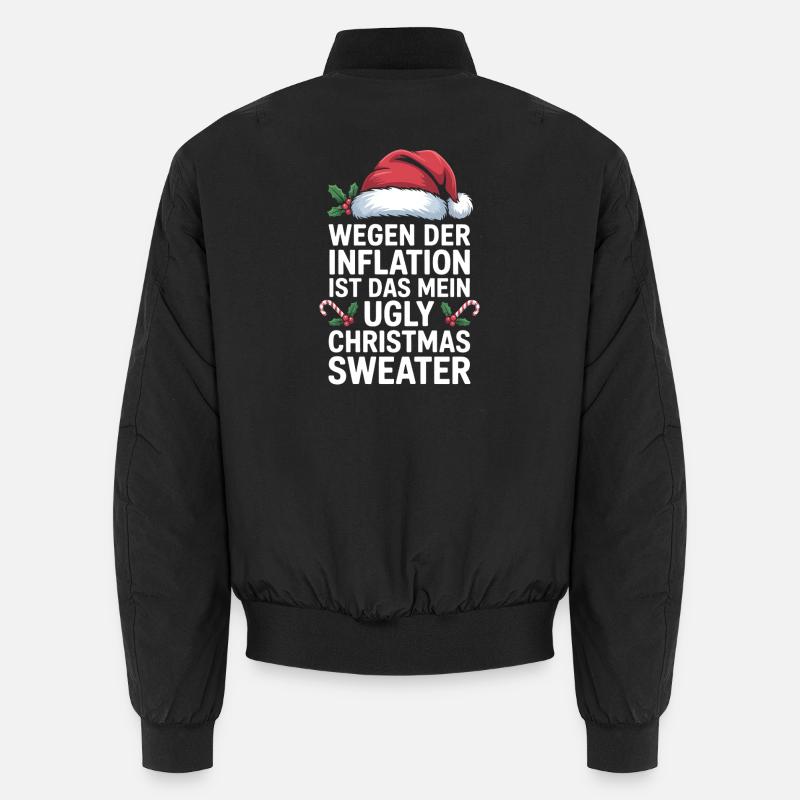 L’inflation rencontre le moche pull de Noël Bomber unisexe