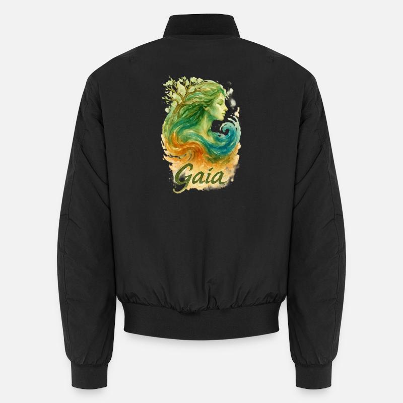 Gaia – Mutter Natur – Baum des Lebens Unisex Bomberjacke