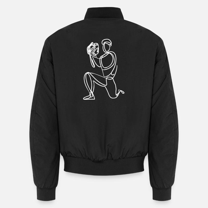 Baseball Sketch Unisex Bomber Jacket