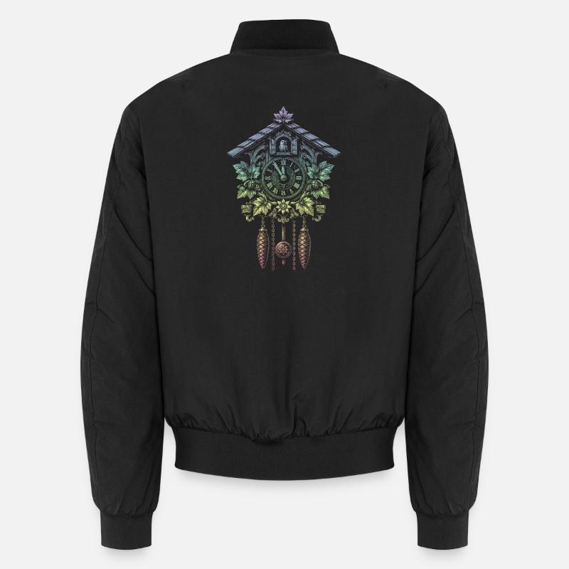 cuckoo clock - Unisex Bomber Jacket - black