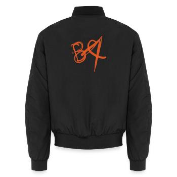 Geschenkidee zum Bachelor of Arts Abschluss - Unisex Bomberjacke - Schwarz - Hinten - AI Model Male 185 light (185cm)