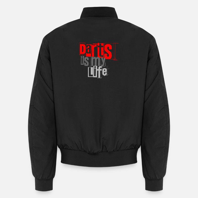 Dart,Darts is my Life 1 Unisex Bomberjacke