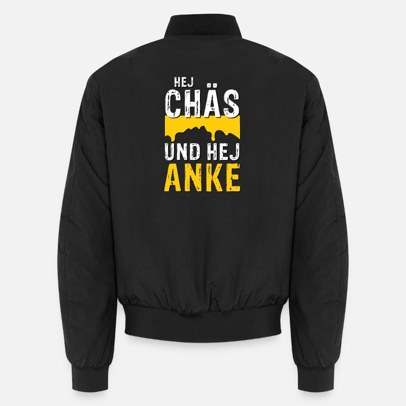 Hej Chäs und hej Anke Unisex Bomberjacke